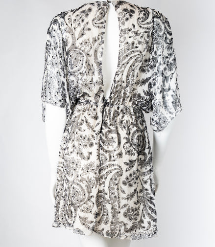 Alice & Olivia Cold Shoulder Dress SZ S