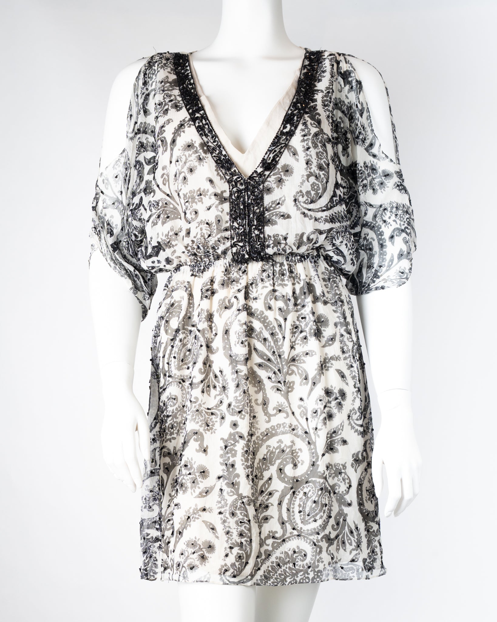 Alice & Olivia Cold Shoulder Dress SZ S