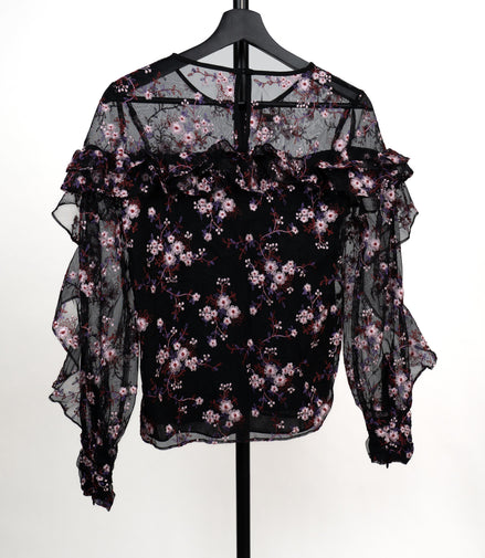 Parker Ruffle Top SZ XS