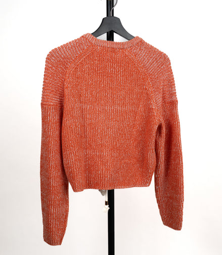 Tibi Orange Crop Sweater SZ XS