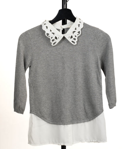 Naf Naf Collared Top SZ XS