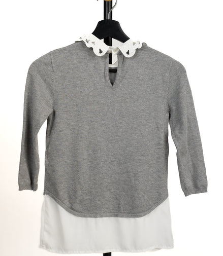 Naf Naf Collared Top SZ XS