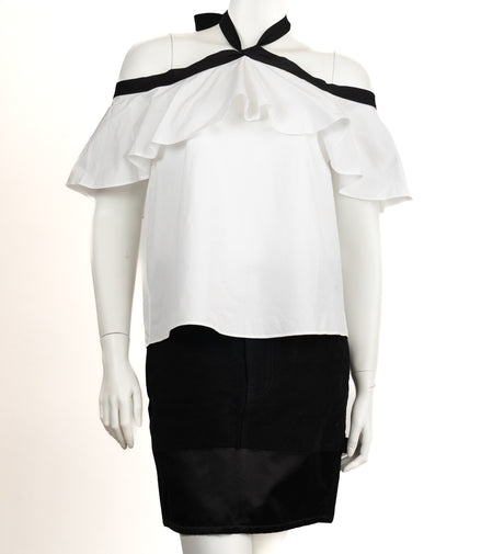 NWT Alice and Olivia Off-Shoulder Top SZ M